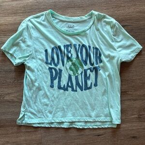 Freeze Light Mint Green Graphic Tee